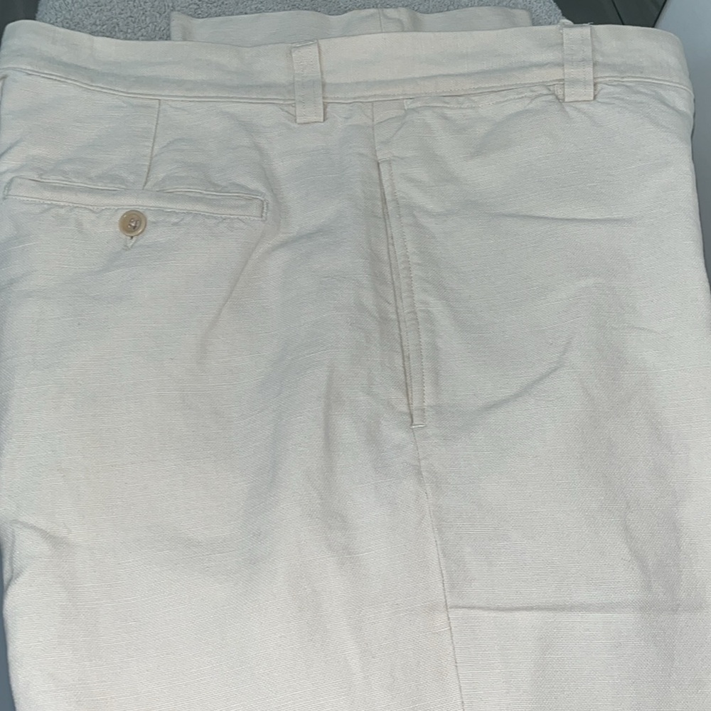 Banana Republic Mens Linen Pants 35”x30”. Very Good Used Condition